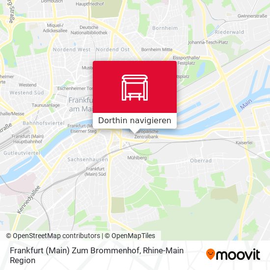Frankfurt (Main) Zum Brommenhof Karte