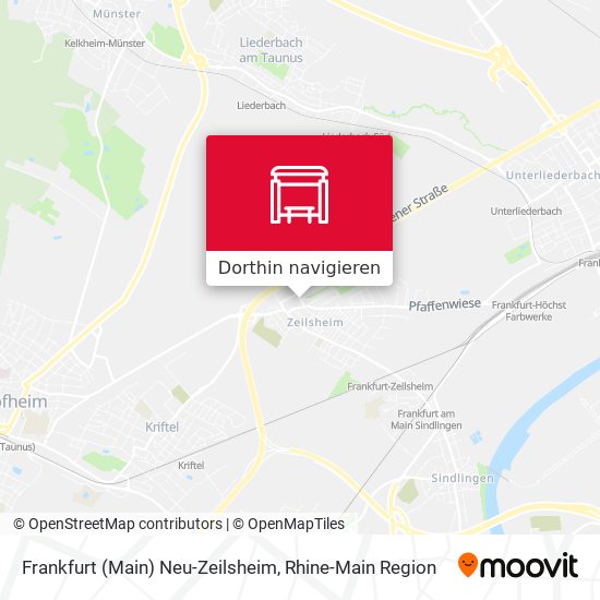 Frankfurt (Main) Neu-Zeilsheim Karte