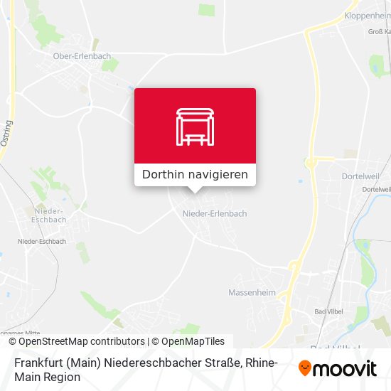 Frankfurt (Main) Niedereschbacher Straße Karte