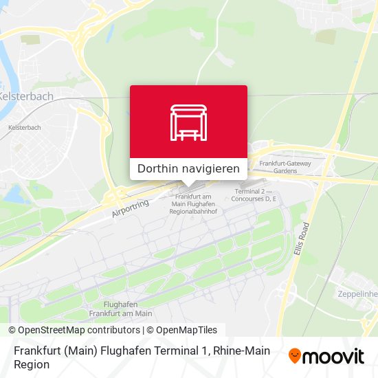 Frankfurt (Main) Flughafen Terminal 1 Karte