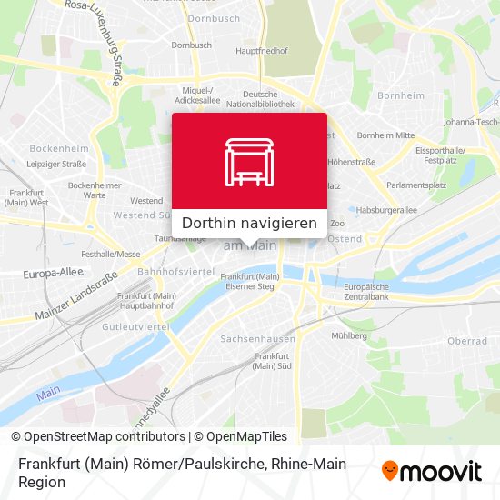 Frankfurt (Main) Römer / Paulskirche Karte
