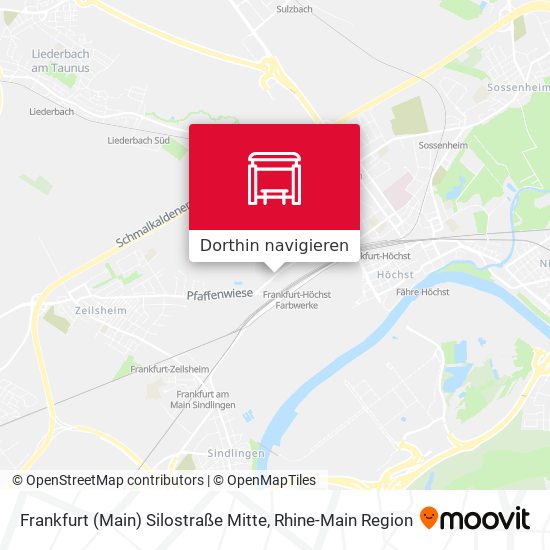 Frankfurt (Main) Silostraße Mitte Karte