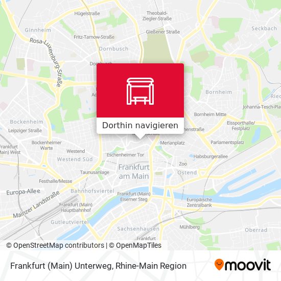 Frankfurt (Main) Unterweg Karte