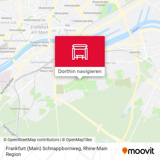 Frankfurt (Main) Schnappbornweg Karte