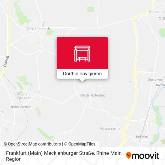 Frankfurt (Main) Mecklenburger Straße Karte