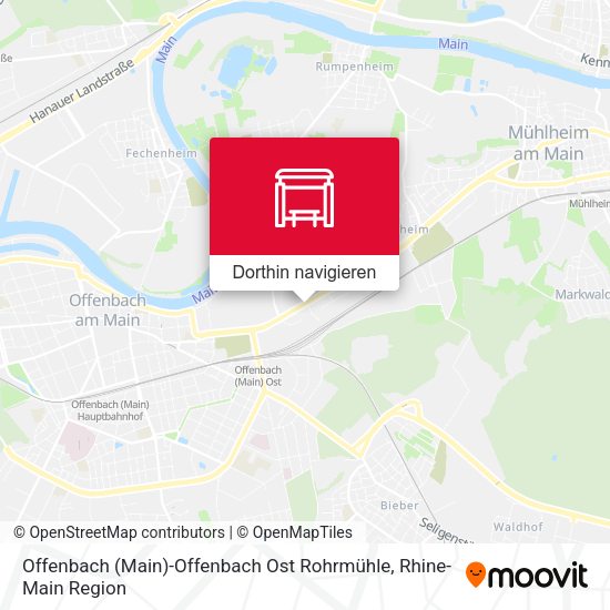 Offenbach (Main)-Offenbach Ost Rohrmühle Karte