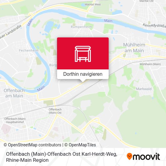 Offenbach (Main)-Offenbach Ost Karl-Herdt-Weg Karte