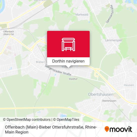 Offenbach (Main)-Bieber Ottersfuhrstraße Karte