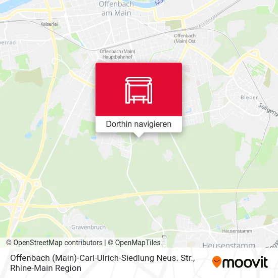 Offenbach (Main)-Carl-Ulrich-Siedlung Neus. Str. Karte