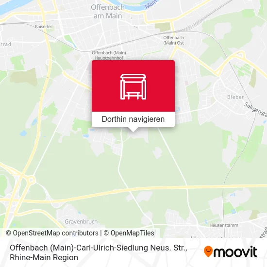 Offenbach (Main)-Carl-Ulrich-Siedlung Neus. Str. Karte