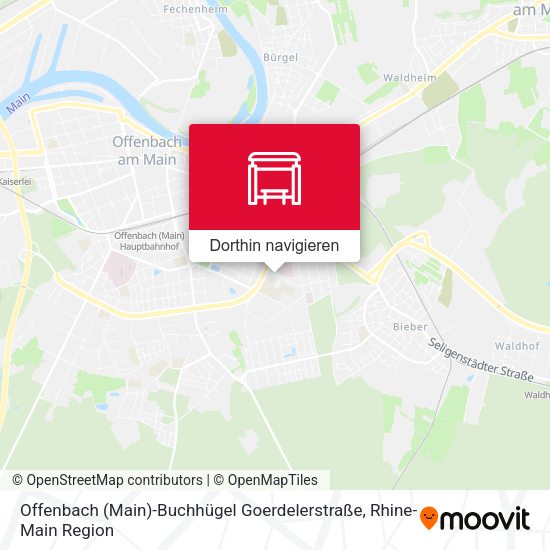 Offenbach (Main)-Buchhügel Goerdelerstraße Karte