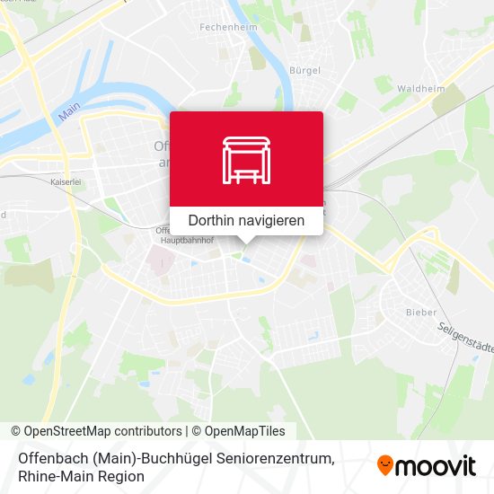 Offenbach (Main)-Buchhügel Seniorenzentrum Karte
