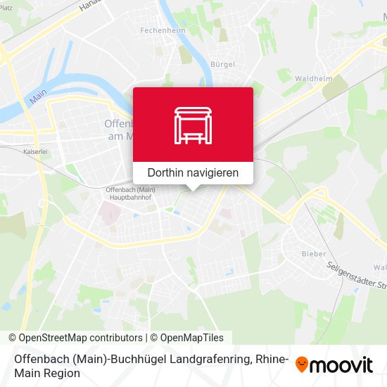 Offenbach (Main)-Buchhügel Landgrafenring Karte
