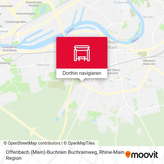 Offenbach (Main)-Buchrain Buchrainweg Karte