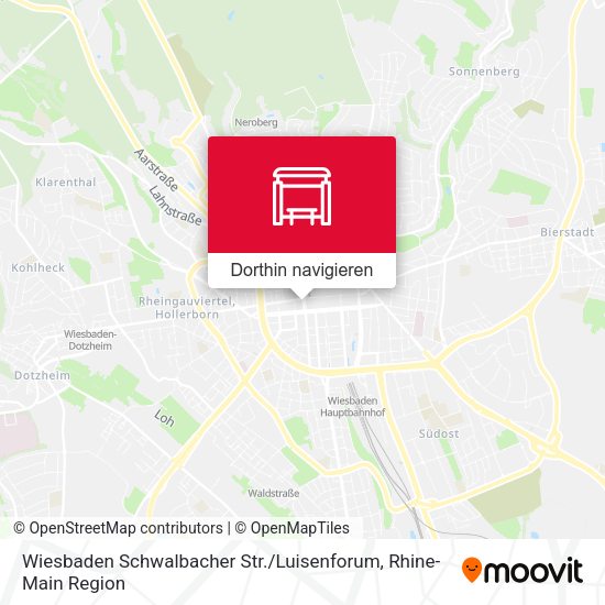 Wiesbaden Schwalbacher Str. / Luisenforum Karte