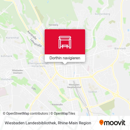 Wiesbaden Landesbibliothek Karte