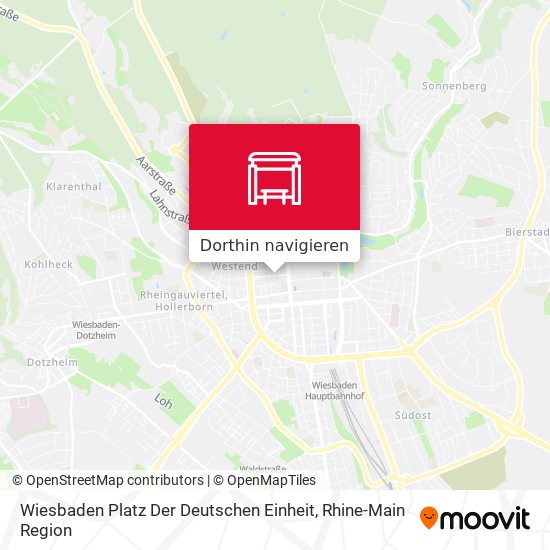 Wiesbaden Platz Der Deutschen Einheit Karte