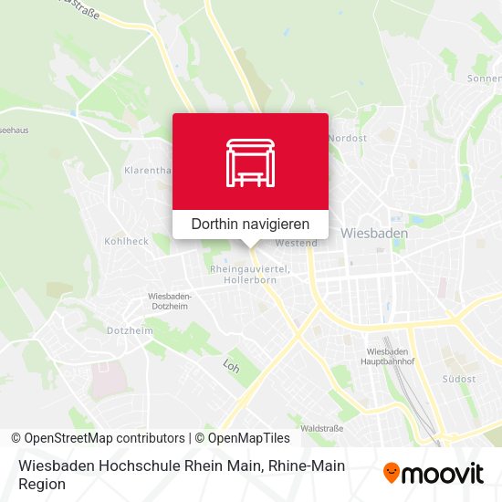 Wiesbaden Hochschule Rhein Main Karte