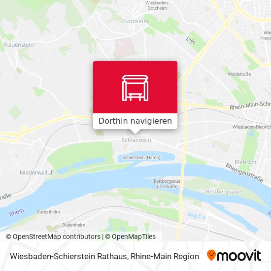 Wiesbaden-Schierstein Rathaus Karte