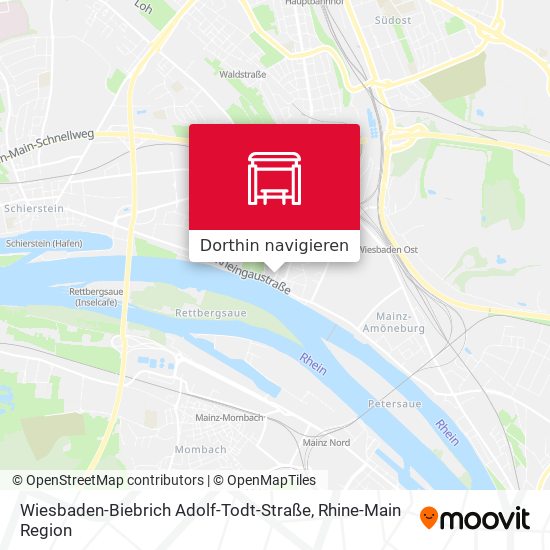 Wiesbaden-Biebrich Adolf-Todt-Straße Karte