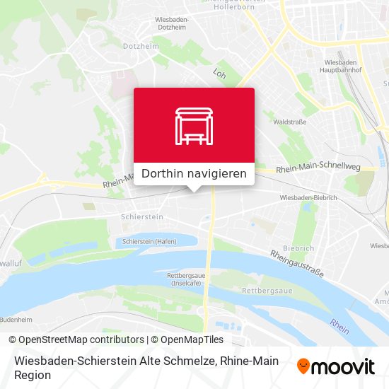 Wiesbaden-Schierstein Alte Schmelze Karte