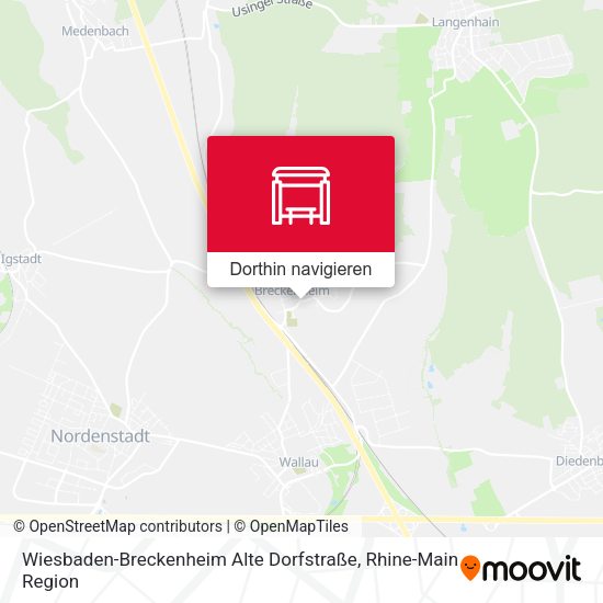 Wiesbaden-Breckenheim Alte Dorfstraße Karte