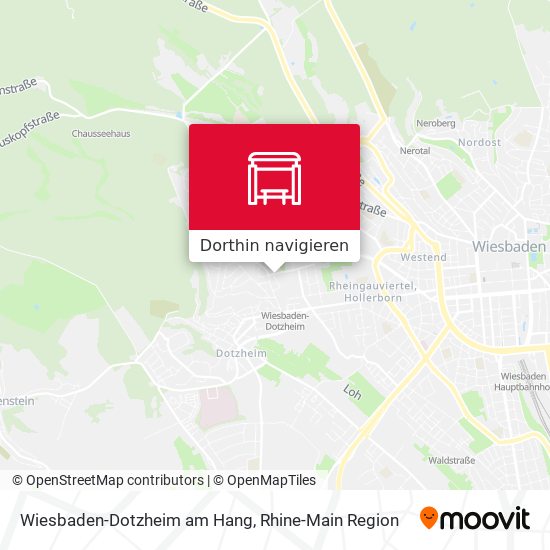 Wiesbaden-Dotzheim am Hang Karte