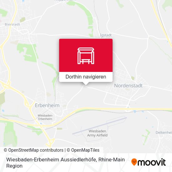 Wiesbaden-Erbenheim Aussiedlerhöfe Karte