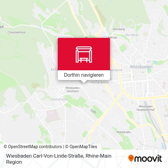 Wiesbaden Carl-Von-Linde-Straße Karte