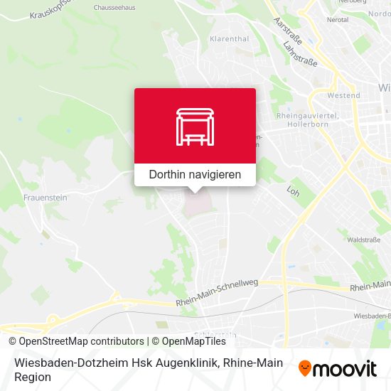 Wiesbaden-Dotzheim Hsk Augenklinik Karte