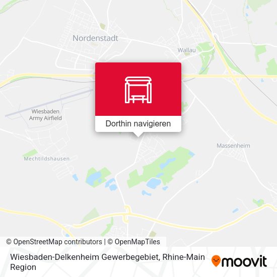 Wiesbaden-Delkenheim Gewerbegebiet Karte
