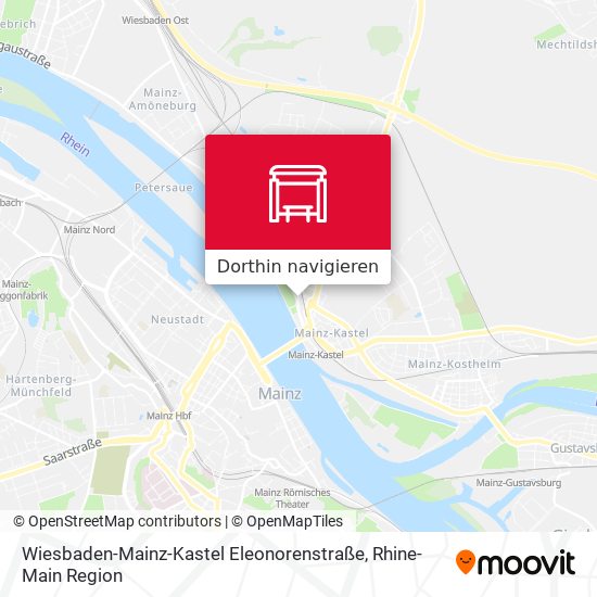 Wiesbaden-Mainz-Kastel Eleonorenstraße Karte