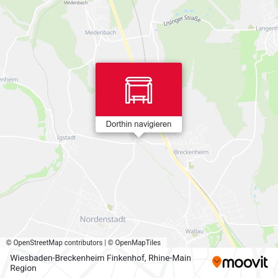 Wiesbaden-Breckenheim Finkenhof Karte