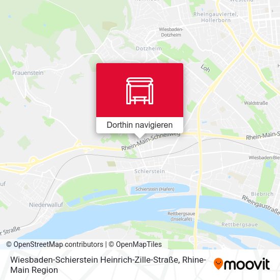 Wiesbaden-Schierstein Heinrich-Zille-Straße Karte