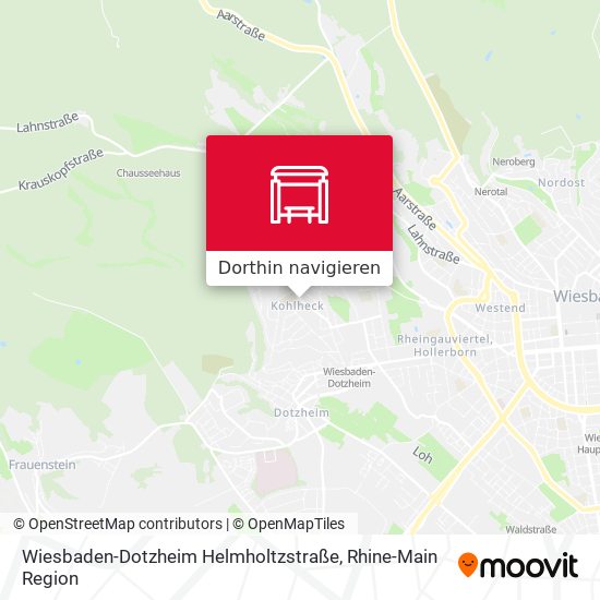 Wiesbaden-Dotzheim Helmholtzstraße Karte