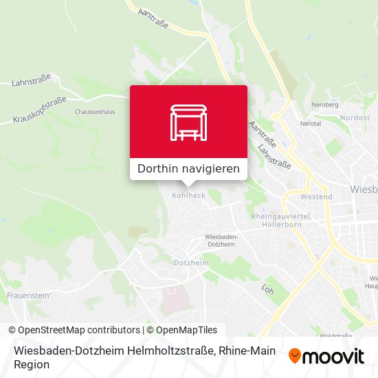 Wiesbaden-Dotzheim Helmholtzstraße Karte