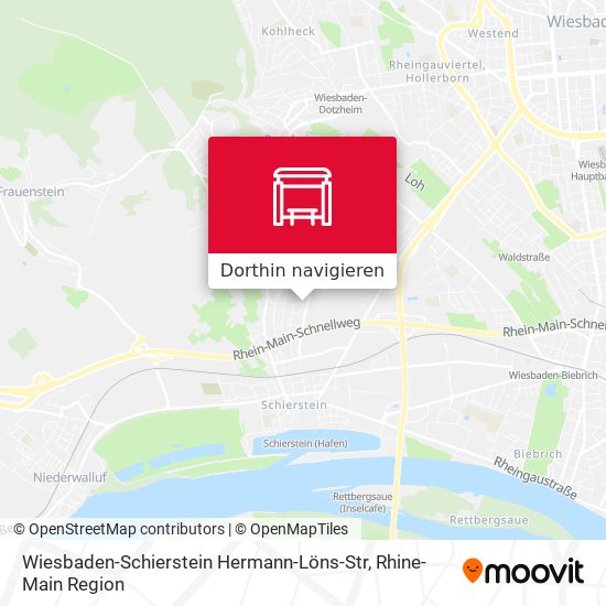 Wiesbaden-Schierstein Hermann-Löns-Str Karte