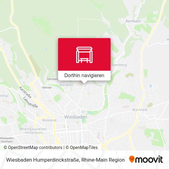 Wiesbaden Humperdinckstraße Karte
