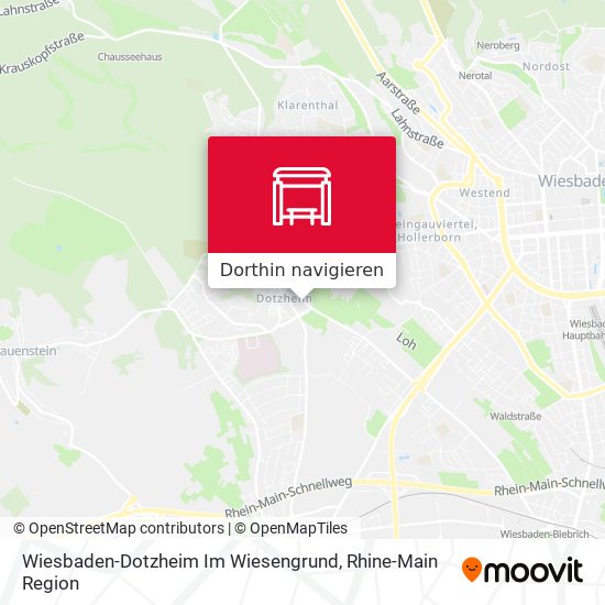 Wiesbaden-Dotzheim Im Wiesengrund Karte