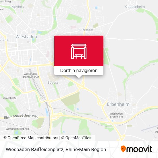 Wiesbaden Raiffeisenplatz Karte