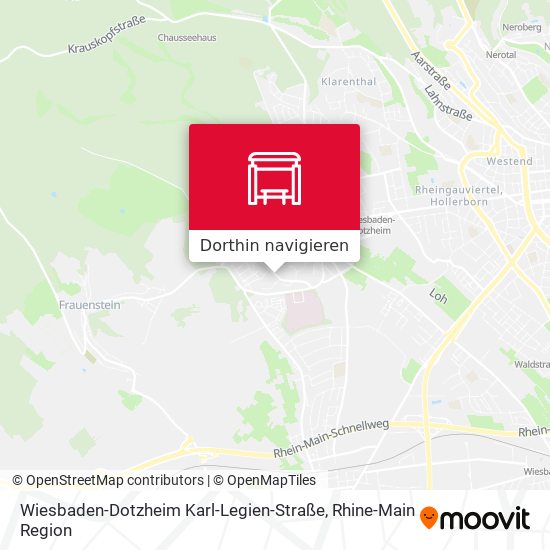Wiesbaden-Dotzheim Karl-Legien-Straße Karte