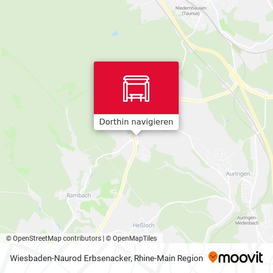 Wiesbaden-Naurod Erbsenacker Karte