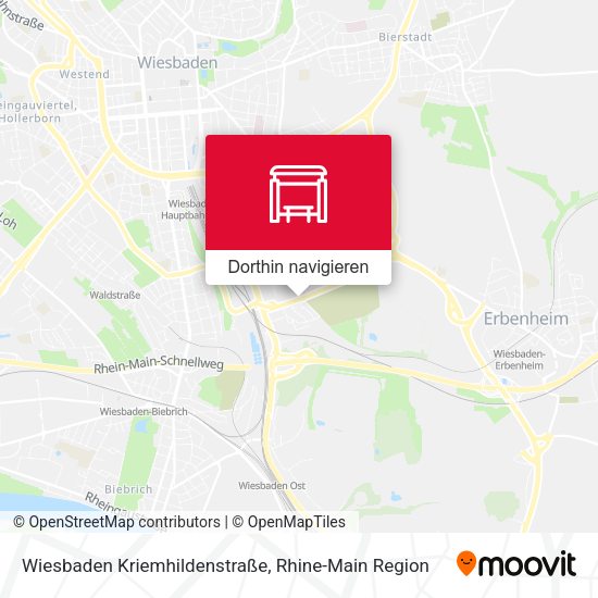 Wiesbaden Kriemhildenstraße Karte