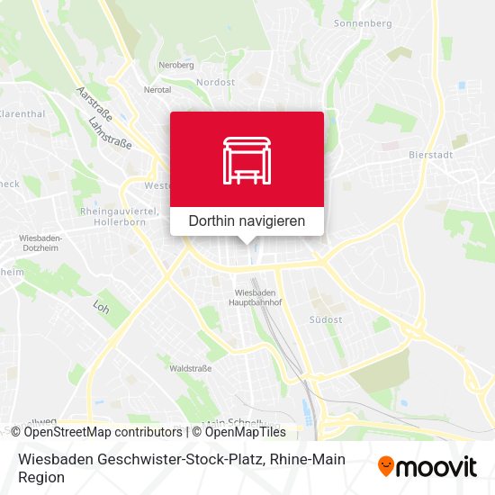 Wiesbaden Geschwister-Stock-Platz Karte