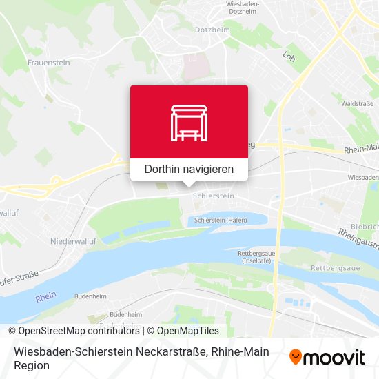 Wiesbaden-Schierstein Neckarstraße Karte