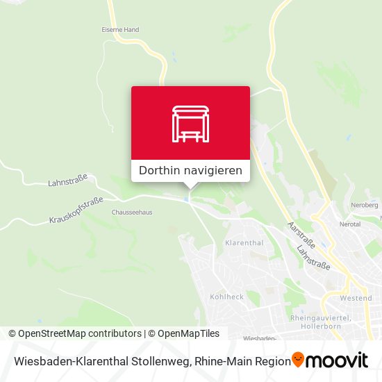 Wiesbaden-Klarenthal Stollenweg Karte