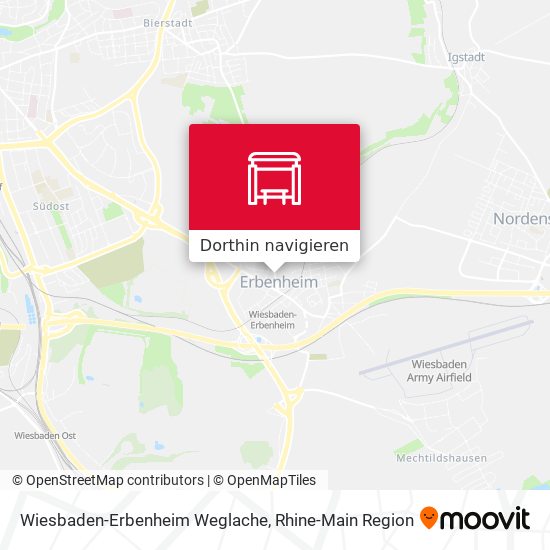 Wiesbaden-Erbenheim Weglache Karte