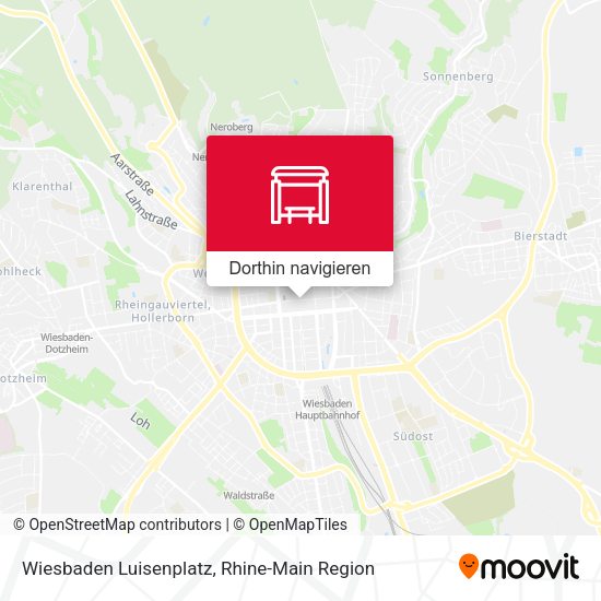 Wiesbaden Luisenplatz Karte