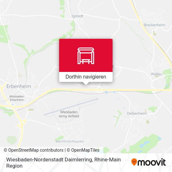 Wiesbaden-Nordenstadt Daimlerring Karte