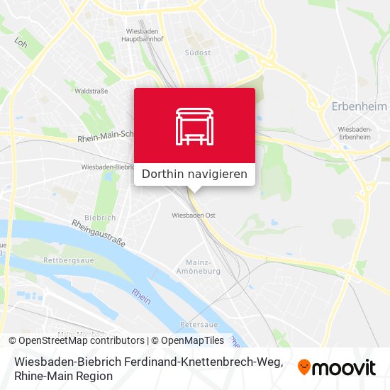 Wiesbaden-Biebrich Ferdinand-Knettenbrech-Weg Karte